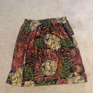 Courtney Blake women’s medium vintage floral mid length skirt